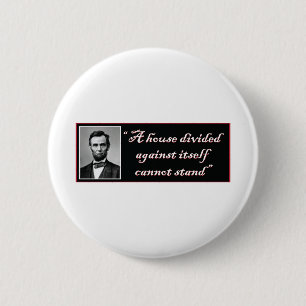 Abraham Lincoln Ronde Button 5,7 Cm