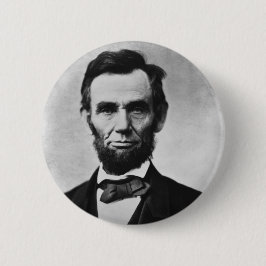 Abraham Lincoln Ronde Button 5,7 Cm