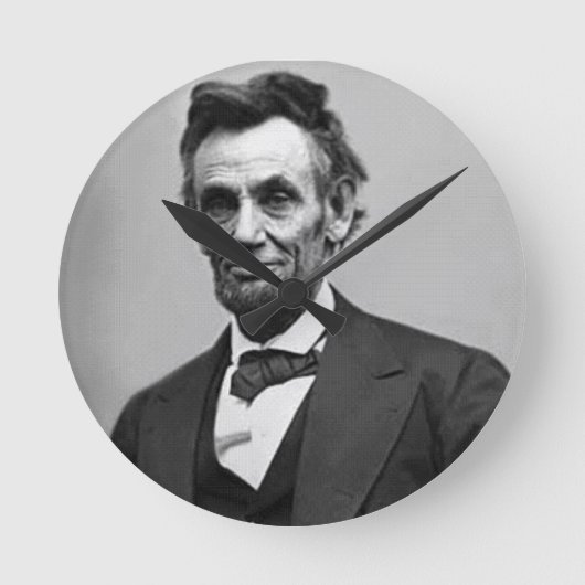 Abraham Lincoln Ronde Klok (Voorkant)