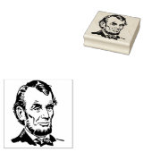Abraham Lincoln Rubber Stamp Rubberstempel (Gestempeld)