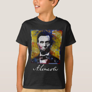 Abraham Lincoln - Schilderen T-shirt