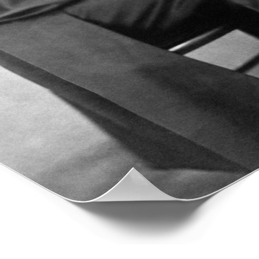 Abraham Lincoln Seated Portret Poster (Hoek)