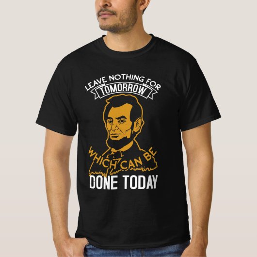 Abraham Lincoln Shirt (Voorkant)
