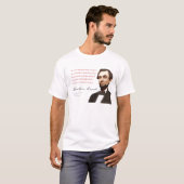 Abraham Lincoln Shirt #17 "Zelfgemaakte Mannen" (Voorkant volledig)