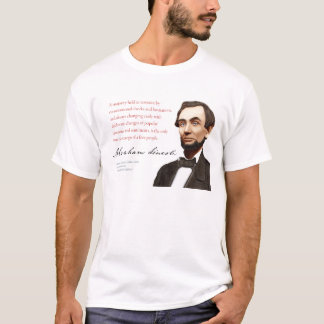 Abraham Lincoln Shirt #4 "Een gematigde meerderhei