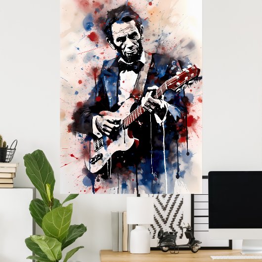 Abraham Lincoln Shredding Poster (Thuiskantoor)