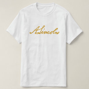 Abraham Lincoln Signature T-shirt