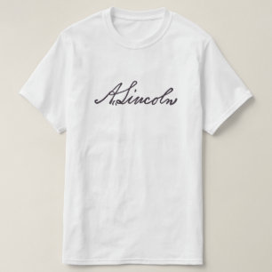 Abraham Lincoln Signature T-shirt