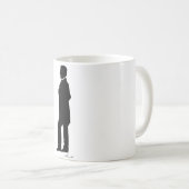 Abraham Lincoln Silhouette Koffiemok (Voorkant rechts)