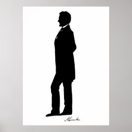 Abraham Lincoln Silhouette Poster