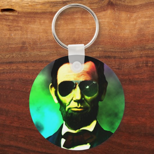 Abraham Lincoln Sleutelhanger (Voorkant)
