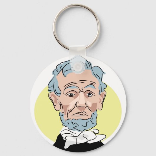 Abraham Lincoln Sleutelhanger (Voorkant)