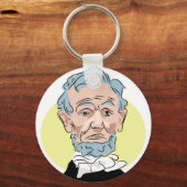 Abraham Lincoln Sleutelhanger (Voorkant)
