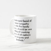 Abraham Lincoln Socialist Quote Koffiemok (Voorkant links)
