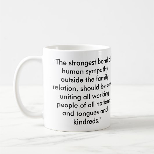 Abraham Lincoln Socialist Quote Koffiemok (Links)