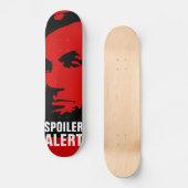 Abraham Lincoln Spoiler Alert Red Persoonlijk Skateboard (Voorkant)