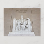 Abraham Lincoln-standbeeld Briefkaart (Voorkant)