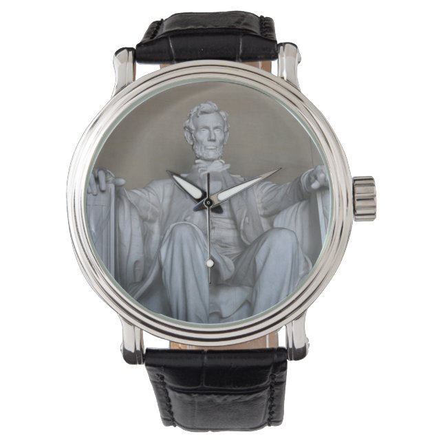 Abraham Lincoln standbeeld Horloge (Voorkant)