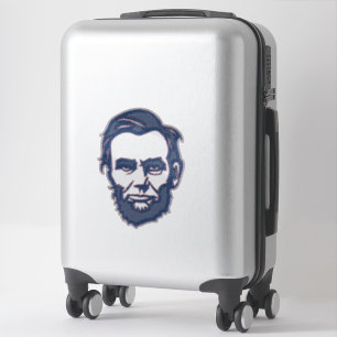 Abraham Lincoln Stars Portrait US President Sticker