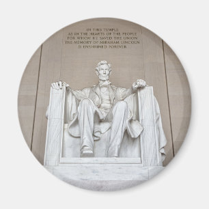 Abraham Lincoln Statue Magneet