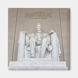 Abraham Lincoln Statue Magneet