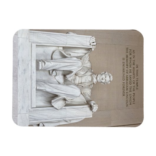 Abraham Lincoln Statue Magneet (Horizontaal)