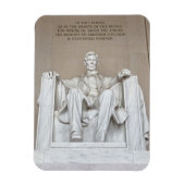 Abraham Lincoln Statue Magneet (Verticaal)