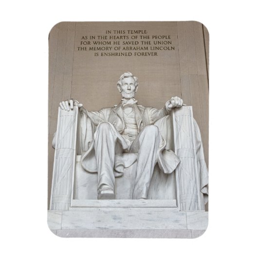 Abraham Lincoln Statue Magneet (Verticaal)