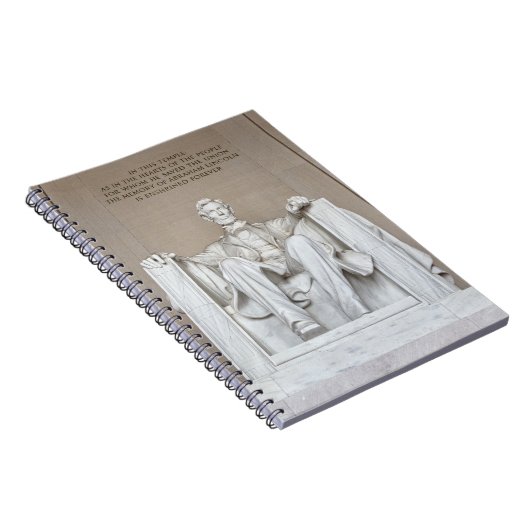 Abraham Lincoln Statue Notitieboek (Rechterzijde)