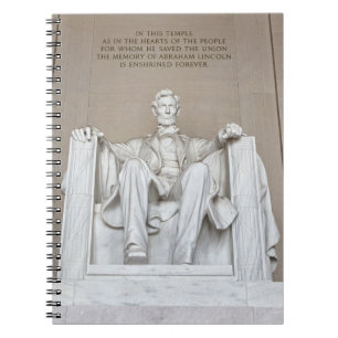 Abraham Lincoln Statue Notitieboek