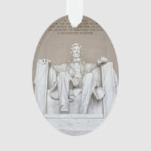 Abraham Lincoln Statue Ornament (voorkant)