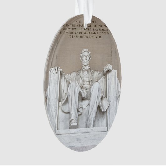 Abraham Lincoln Statue Ornament (voorkant)