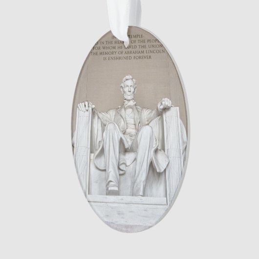 Abraham Lincoln Statue Ornament (voorkant)
