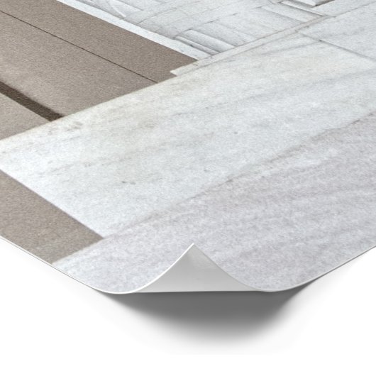 Abraham Lincoln Statue Poster (Hoek)