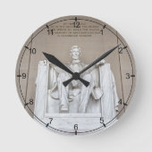 Abraham Lincoln Statue Ronde Klok (Voorkant)