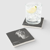 Abraham Lincoln Stenen Onderzetter (Zijkant)