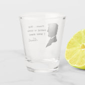 Abraham Lincoln, Stop met het opmaken van citaten Shot Glas (Achterkant)