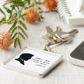 Abraham Lincoln, Stop met het opmaken van citaten Sleutelhanger (Zijkant)