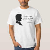 Abraham Lincoln, Stop met het opmaken van citaten T-shirt (Voorkant)
