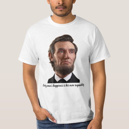 Abraham Lincoln T-shirt (Voorkant)