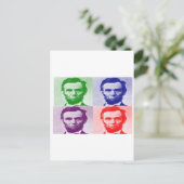 Abraham Lincoln T-shirts & Geschenken Briefkaart (Staand voorkant)