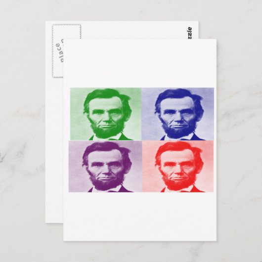 Abraham Lincoln T-shirts & Geschenken Briefkaart (Voorkant / Achterkant)