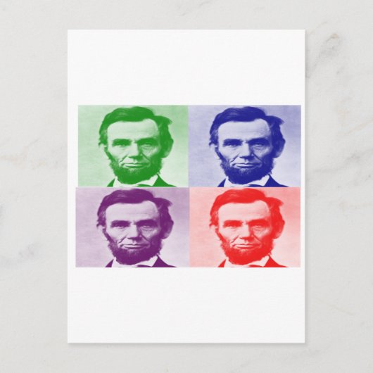Abraham Lincoln T-shirts & Geschenken Briefkaart (Voorkant)
