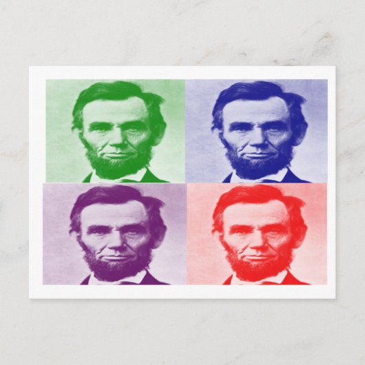 Abraham Lincoln T-shirts & Geschenken Briefkaart (Voorkant)