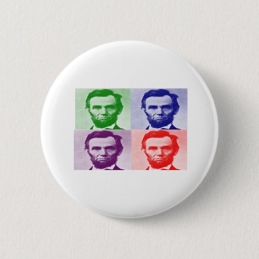 Abraham Lincoln T-Shirts & Gifts Ronde Button 5,7 Cm (Voorkant)