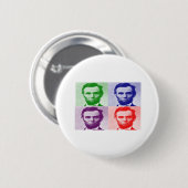 Abraham Lincoln T-Shirts & Gifts Ronde Button 5,7 Cm (Voorkant /achterkant)