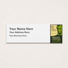 Abraham Lincoln The Great Commoner Mini Visitekaartjes