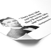 Abraham Lincoln Troll Quote Foto Afdruk (Hoek)