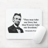 Abraham Lincoln Troll Quote Muismat (Met muis)