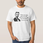 Abraham Lincoln Troll Quote T-shirt (Voorkant)